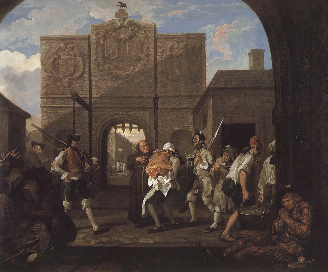 William Hogarth Output of the roast beef of England